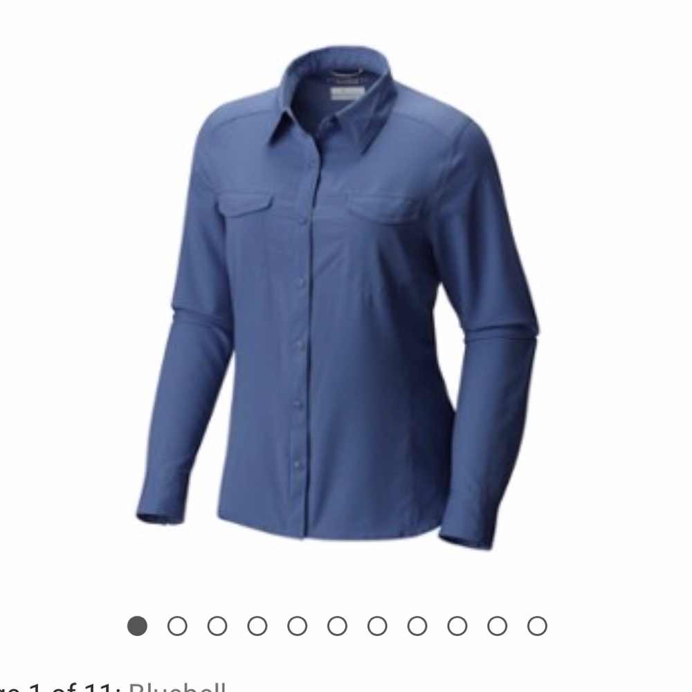 🚶🏾‍♀️👚Columbia Silver Ridge Lite shirt, size M